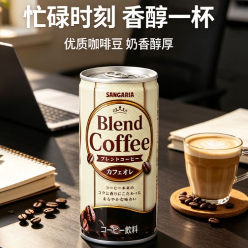 日本 三佳丽拿铁咖啡饮料_
